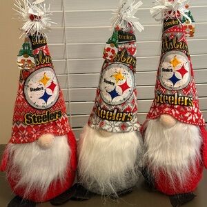 Pittsburgh Steelers Gnome Trio